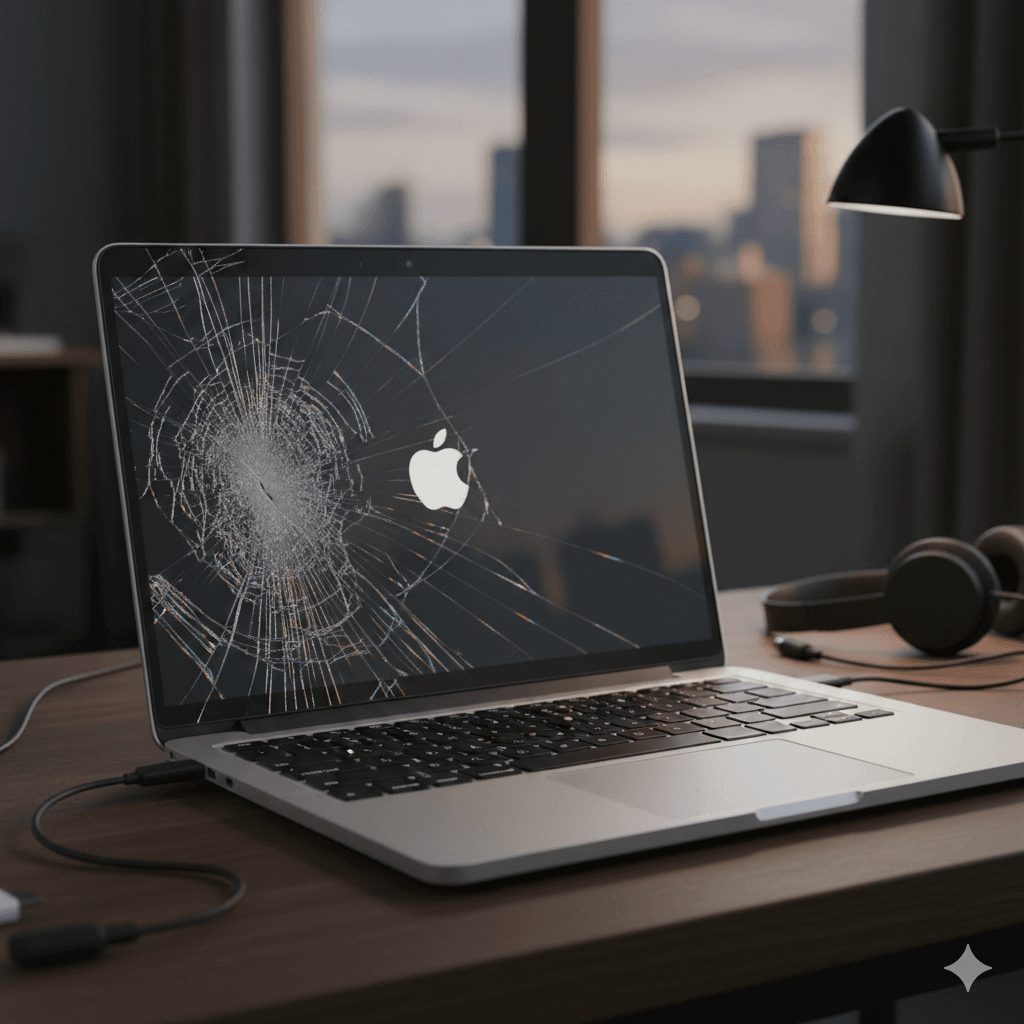 Como consertar o vidro do MacBook